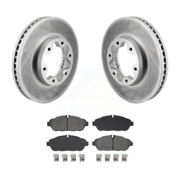 Front Coat Brake Rotor Semi-Metallic Pad Kit For Ford Transit-250 Transit-350 Transit-150 KGS-102822