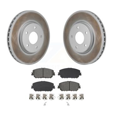 Front Coated Disc Brake Rotors And Semi-Metallic Pads Kit For Nissan Rogue KGS-102828