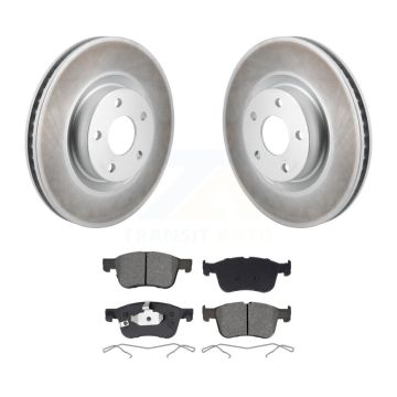 Front Coat Brake Rotor Semi-Metallic Pad Kit For Ford Escape Bronco Sport Lincoln Corsair KGS-102830
