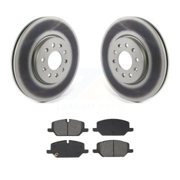 Front Coated Disc Brake Rotor And Semi-Metallic Pad Kit For Chevrolet Equinox GMC Terrain KGS-102835