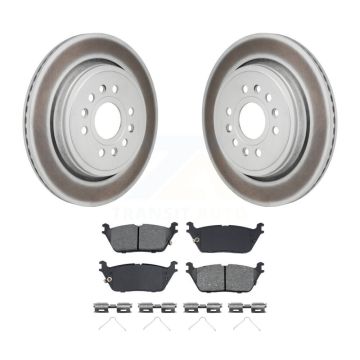 Rear Coated Disc Brake Rotor And Semi-Metallic Pad Kit For Ram 1500 Jeep Wagoneer Grand L KGS-102840