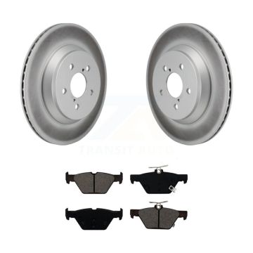 Rear Coated Disc Brake Rotors And Semi-Metallic Pads Kit For Subaru Crosstrek KGS-102841