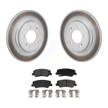 Rear Coated Disc Brake Rotors And Semi-Metallic Pads Kit For Hyundai Tucson Kia Sportage KGS-102848