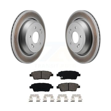 Rear Coated Disc Brake Rotors And Semi-Metallic Pads Kit For 2015 Kia K900 3.8L KGS-102851