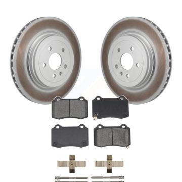 Rear Coated Disc Brake Rotors And Semi-Metallic Pads Kit For Tesla S KGS-102853