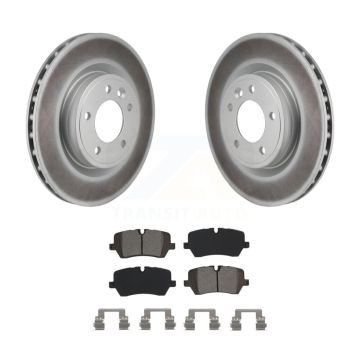 Rear Coated Disc Brake Rotors And Semi-Metallic Pads Kit For Land Rover Discovery Range KGS-102863