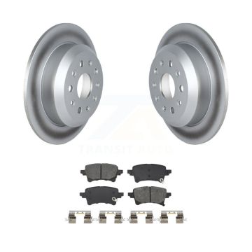 Rear Coated Disc Brake Rotors And Semi-Metallic Pads Kit For Jeep Wrangler KGS-102930
