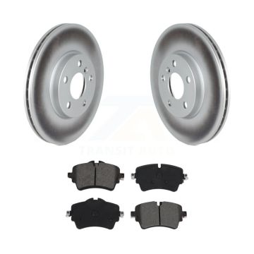 Front Coated Disc Brake Rotors And Semi-Metallic Pads Kit For 2022 Mini Cooper S KGS-103603