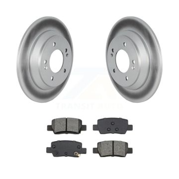Rear Coated Brake Rotors Semi-Metallic Pad Kit For Kia Seltos With Electric Parking KGS-103620