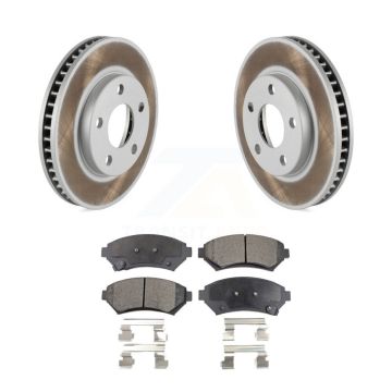 Front Coat Brake Rotors Ceramic Pad Kit For Buick Pontiac Montana Century LeSabre Venture KGT-100005