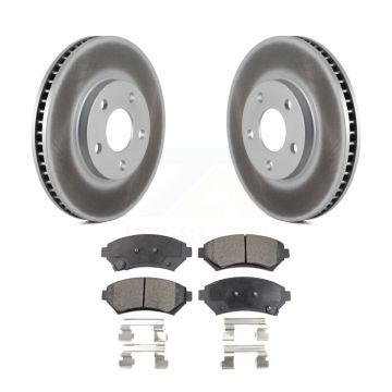 Front Coat Brake Rotors Ceramic Pad Kit For Chevrolet Impala Buick LeSabre Cadillac Monte KGT-100006
