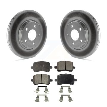 Front Coat Brake Rotor Ceramic Pad Kit For Chevrolet Cobalt Saturn Ion Malibu Pontiac HHR KGT-100024
