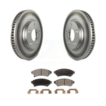 Front Coat Brake Rotor Ceramic Pad Kit For Buick Pontiac LaCrosse Grand Prix Allure Relay KGT-100027