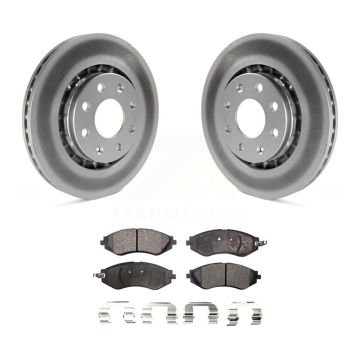 Front Coat Brake Rotors Ceramic Pad Kit For Chevrolet Aveo Pontiac Aveo5 Wave Spark G3 EV KGT-100028