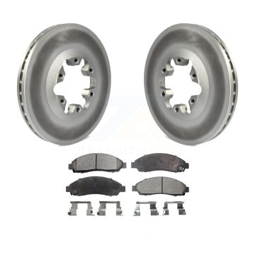 Front Coat Disc Brake Rotor Ceramic Pad Kit For Chevrolet Colorado GMC Canyon Isuzu i-280 KGT-100029