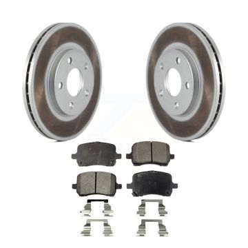 Front Coated Disc Brake Rotors And Ceramic Pads Kit For Chevrolet Malibu KGT-100030
