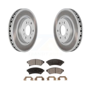 Front Coat Brake Rotor Ceramic Pad Kit For Pontiac Montana Chevrolet Uplander Buick Relay KGT-100042