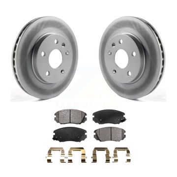 Front Coat Brake Rotors Ceramic Pad Kit For Chevrolet Malibu Buick Regal LaCrosse Limited KGT-100062