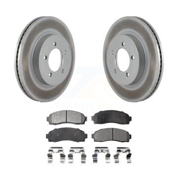 Front Coated Disc Brake Rotors And Ceramic Pads Kit For Ford Explorer Mercury Mountaineer KGT-100086