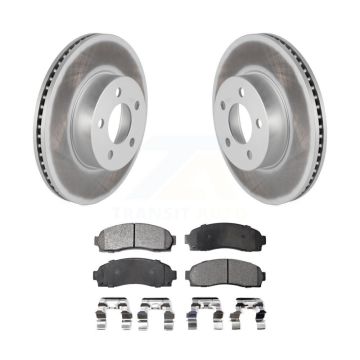 Front Coated Brake Rotors Ceramic Pad Kit For Ford Ranger Mazda B4000 Explorer Sport Trac KGT-100088