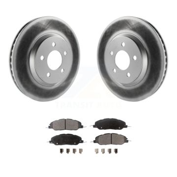 Front Coated Disc Brake Rotors And Ceramic Pads Kit For Ford Mustang KGT-100105