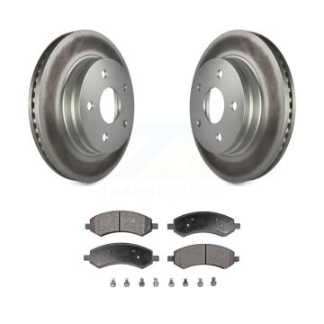 Front Coat Brake Rotors Ceramic Pad Kit For Ram 1500 Classic Dodge Chrysler Aspen Durango KGT-100154