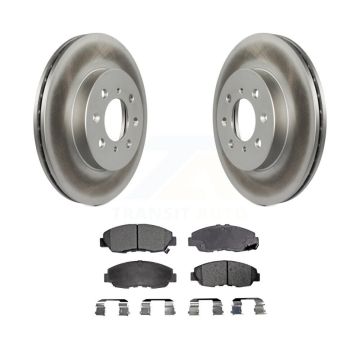 Front Coated Disc Brake Rotors And Ceramic Pads Kit For Honda Civic Acura EL Insight KGT-100188
