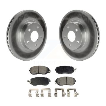 Front Coated Disc Brake Rotors And Ceramic Pads Kit For Subaru Impreza Scion FR-S BRZ KGT-100209