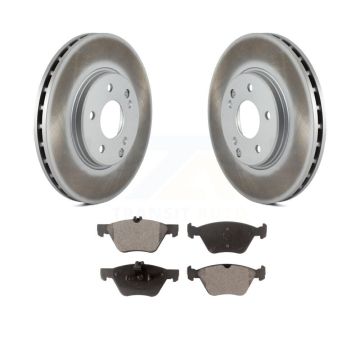 Front Coated Brake Rotor Ceramic Pad Kit For Mercedes-Benz E320 Chrysler Crossfire CLK320 KGT-100222