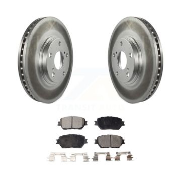 Front Coated Disc Brake Rotors And Ceramic Pads Kit For Toyota Camry KGT-100239