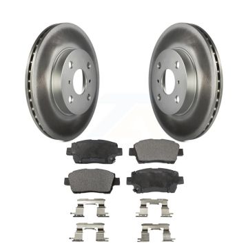 Front Coated Disc Brake Rotors And Ceramic Pads Kit For Toyota Echo MR2 Spyder KGT-100245