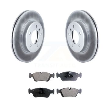 Front Coat Disc Brake Rotor Ceramic Pad Kit For BMW Z4 325i 325Ci 320i 325xi Z3 328i 323i KGT-100253