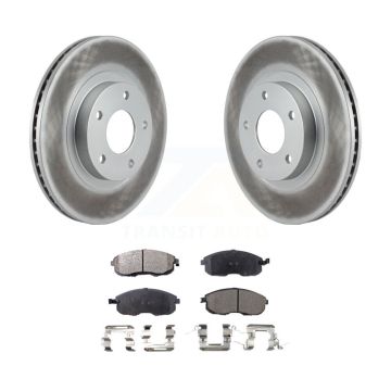 Front Coated Disc Brake Rotors And Ceramic Pads Kit For Nissan Altima Maxima INFINITI I35 KGT-100273