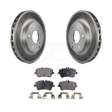 Front Coated Disc Brake Rotors And Ceramic Pads Kit For Mercedes-Benz C230 C240 KGT-100285