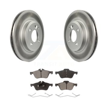 Front Coated Brake Rotors Ceramic Pad Kit For Mini Cooper With 276mm Diameter Rotor KGT-100298