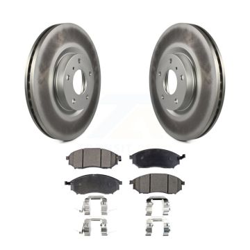 Front Coat Brake Rotors Ceramic Pad Kit For INFINITI Nissan Murano G37 G35 EX35 370Z QX50 KGT-100318
