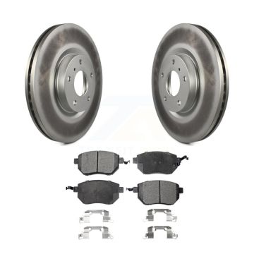 Front Coated Disc Brake Rotors And Ceramic Pads Kit For Nissan Murano Altima Maxima KGT-100319