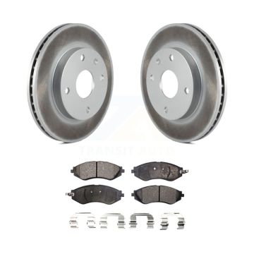 Front Coated Disc Brake Rotor And Ceramic Pad Kit For Chevrolet Optra Suzuki Forenza Reno KGT-100331