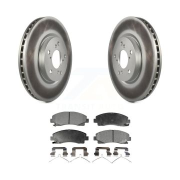 Front Coated Disc Brake Rotors And Ceramic Pads Kit For 2006-2014 Honda Ridgeline KGT-100335