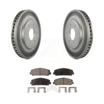 Front Coated Disc Brake Rotors And Ceramic Pads Kit For Suzuki Equator KGT-100340