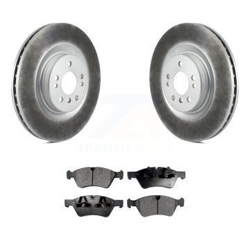 Front Coat Brake Rotor Ceramic Pad Kit For Mercedes-Benz ML350 ML320 GL350 R350 GL320 G55 KGT-100354