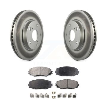 Front Coat Disc Brake Rotor Ceramic Pad Kit For Toyota RAV4 Prius V Scion xB Lexus HS250h KGT-100380