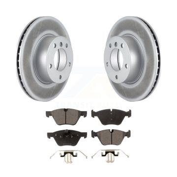 Front Coated Disc Brake Rotor And Ceramic Pad Kit For BMW 128i 328i 323i 328xi 325i 325xi KGT-100381