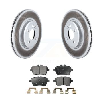 Front Coated Disc Brake Rotors And Ceramic Pads Kit For Mini Cooper Countryman KGT-100416