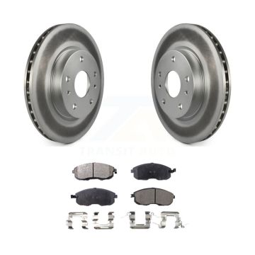 Front Coated Disc Brake Rotors And Ceramic Pads Kit For Suzuki SX4 Crossover KGT-100418