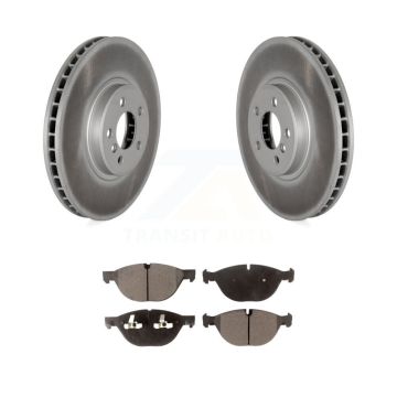 Front Coated Disc Brake Rotors And Ceramic Pads Kit For BMW X5 X6 xDrive50i KGT-100450