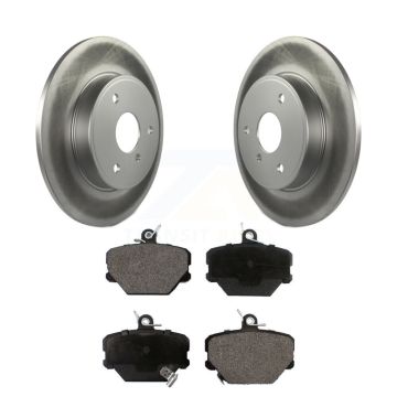Front Coated Disc Brake Rotors And Ceramic Pads Kit For Smart Fortwo KGT-100473