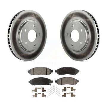 Front Coat Disc Brake Rotors Ceramic Pad Kit For Nissan NV200 LEAF Chevrolet City Express KGT-100479