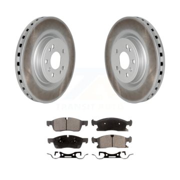 Front Coat Disc Brake Rotors Ceramic Pad Kit For Mercedes-Benz ML350 GLE350 ML250 GLE300d KGT-100509