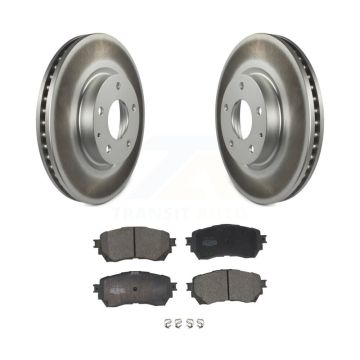 Front Coated Disc Brake Rotors And Ceramic Pads Kit For Mazda 6 KGT-100517